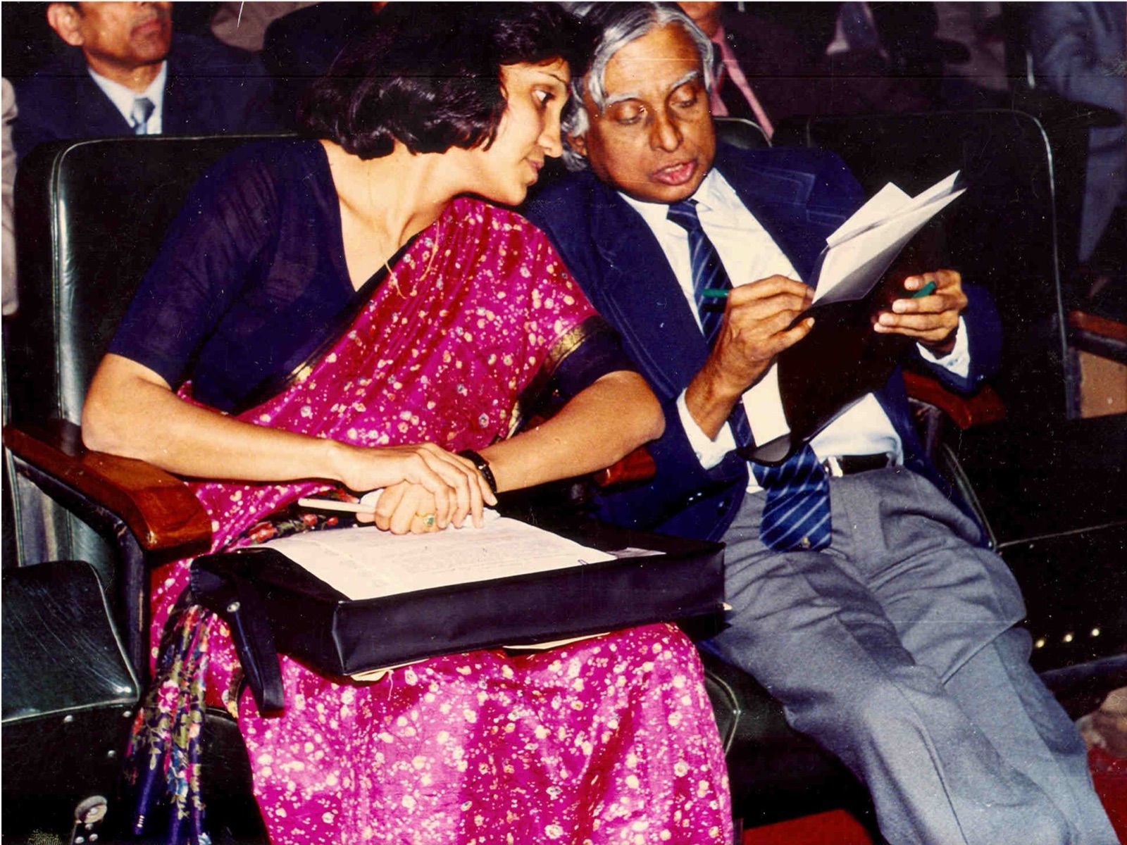 Prameela Kalive with Dr APJ Abdul Kalam